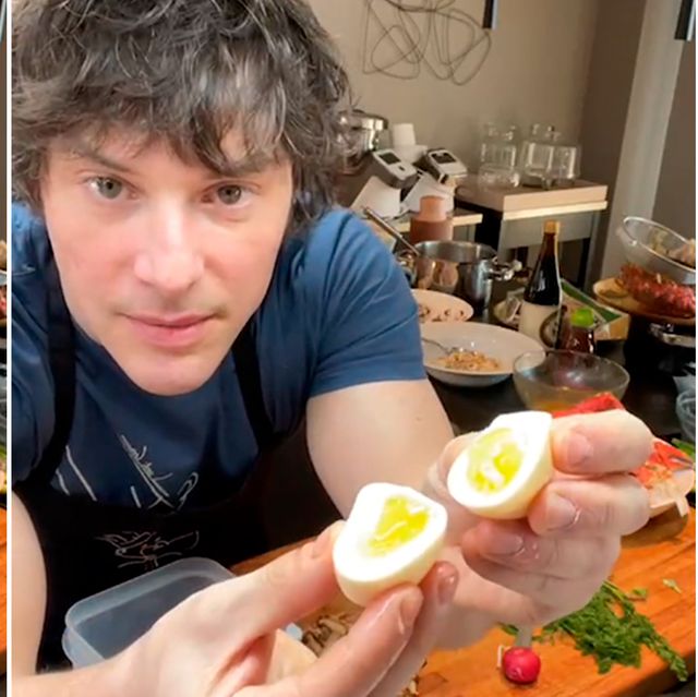 jordi cruz cocinando huevos duros