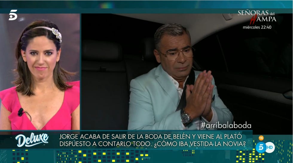 Jorge Javier Vázquez, Boda Belén Esteban, Jorge Javier boda Belén Esteban, Sábado Deluxe