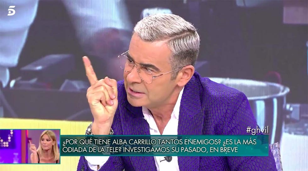 Tenso momento entre Belén Esteban y Jorge Javier