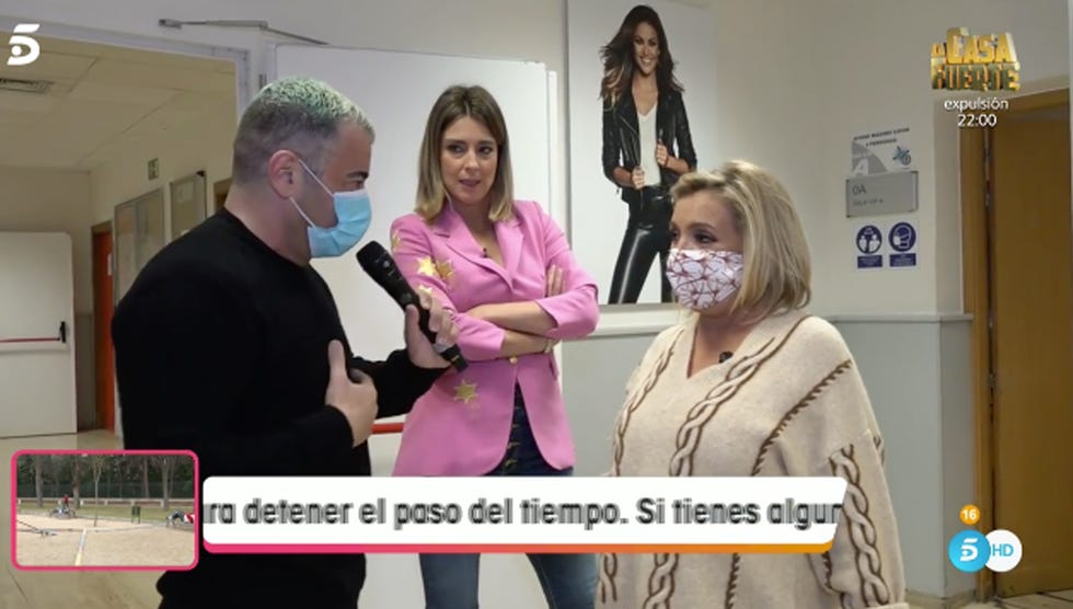 jorge javier y carmen borrego se reconcilian en directo