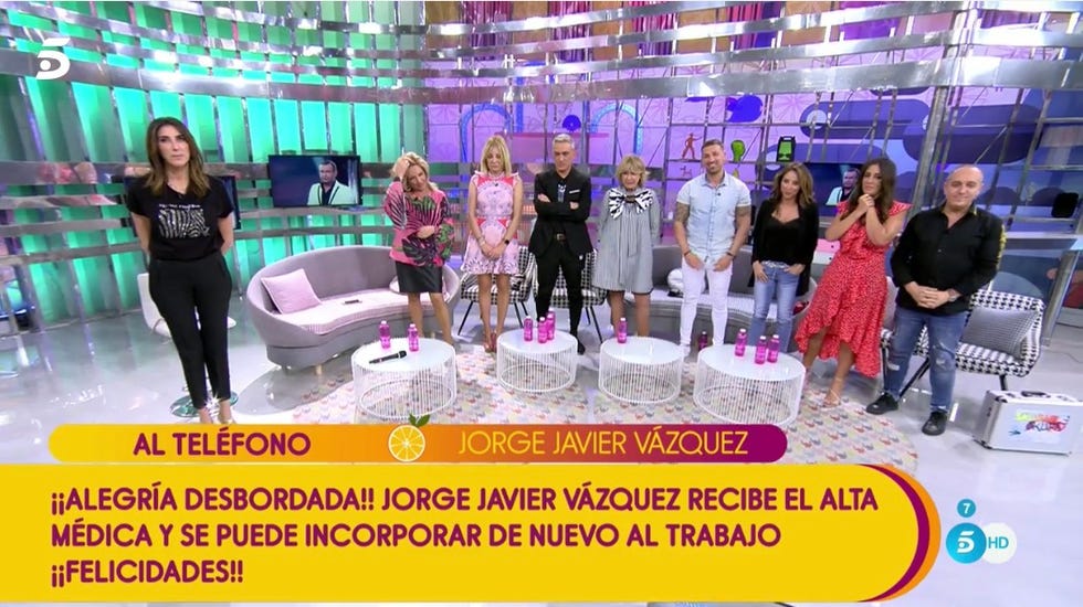 Jorge Javier Vázquez vuelve a la televisión a presentar supervivientes