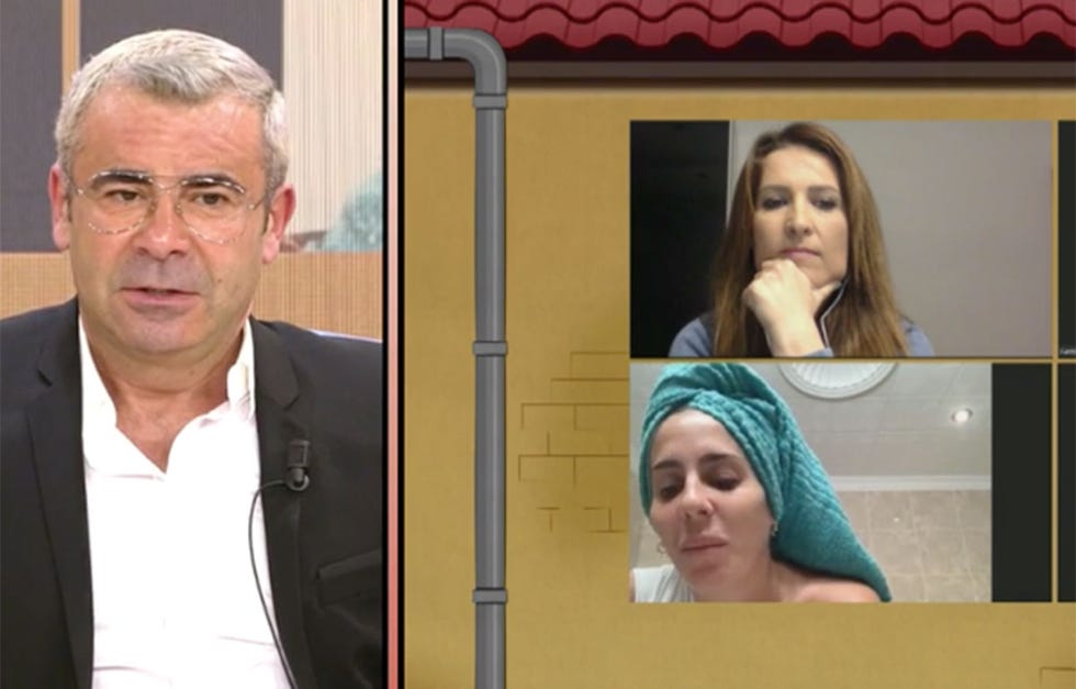 Jorge Javier Vázquez pregunta a Anabel Pantoja cómo está llevando su tía, Isabel Pantoja la cuarentena.