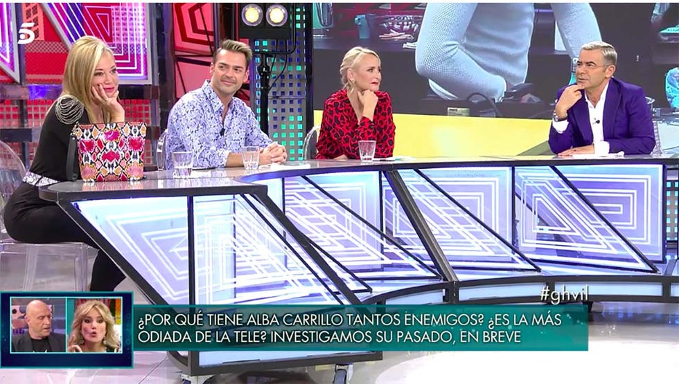 Tenso momento entre Belén Esteban y Jorge Javier