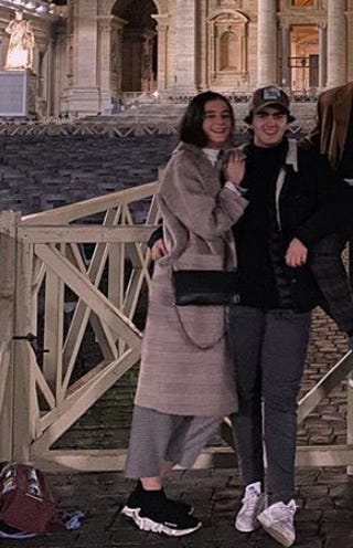 Jorge Bárcenas y Victoria Federica