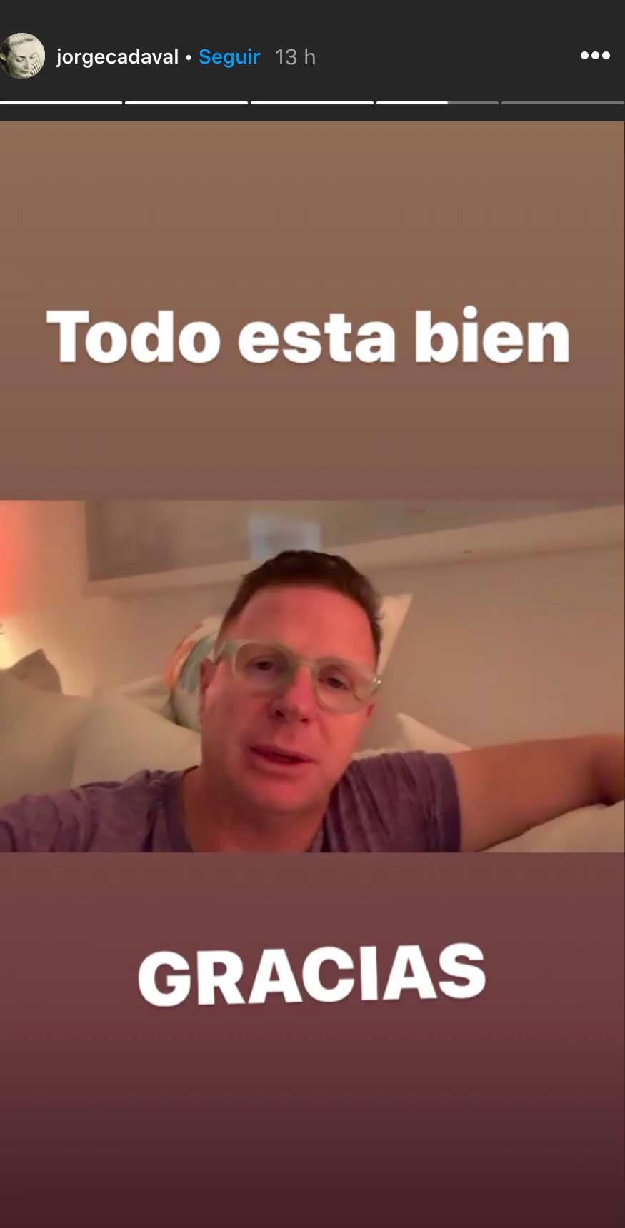 Jorge Cadaval acaba en el hospital por un problema de vértigos