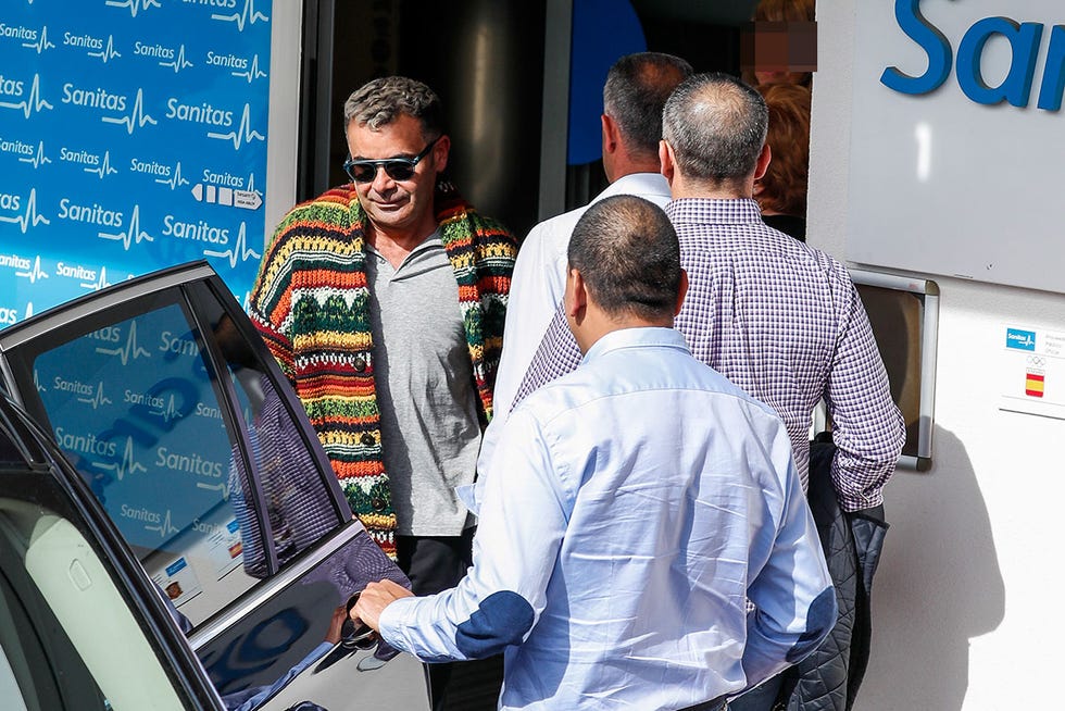 Jorge Javier Vázquez acude a una revisión médica