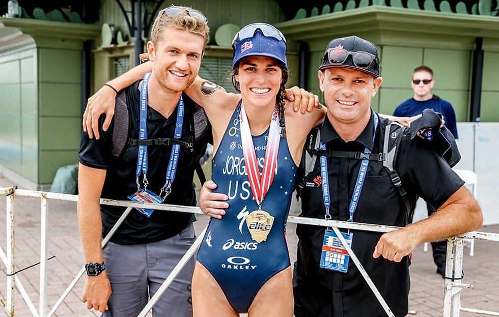 jorgensen, husband, coach olympic triathlon