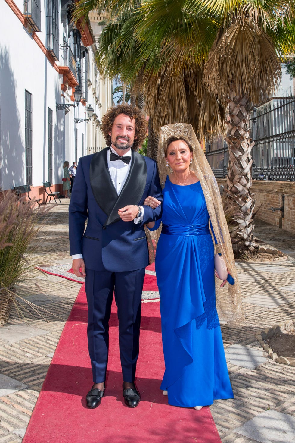 el reportero josé antonio león en su boda con rocío madrid
