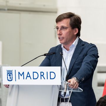 el alcalde de madrid en su discurso para recibir al real madrid de futbol tras su liga 36