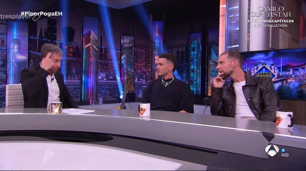 jose manuel poga, aron piper y pablo motos en el hormiguero
