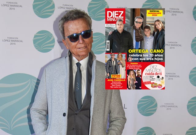 jose ortega cano reune a su familia por su 70 cumpleanos, portada de diez minutos numero 3777