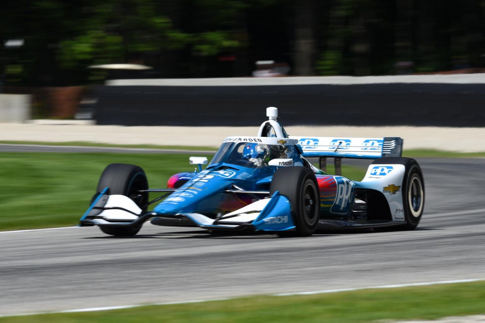 Watch video replay of Indy 500 winner Josef Newgarden taking the checkered  flag