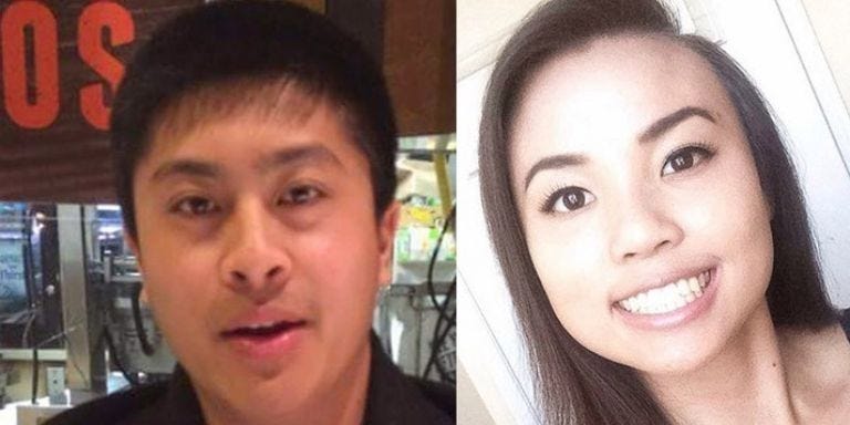 The bodies of a couple who went missing while hiking found 'locked in an embrace' 