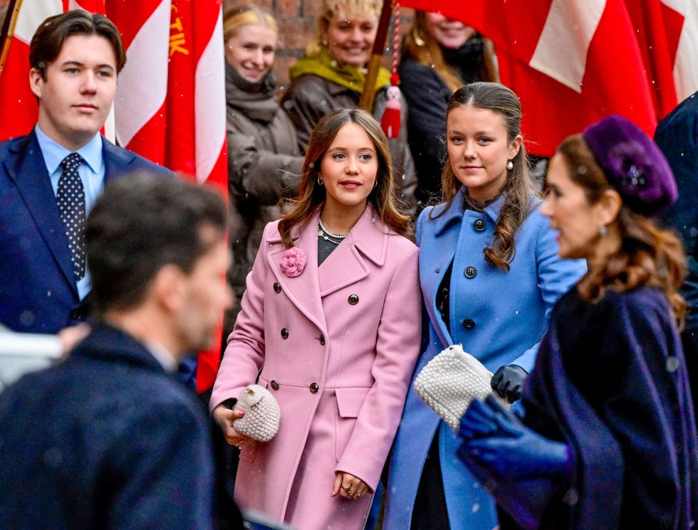 danish royal family participates in church service at aarhus cathedral