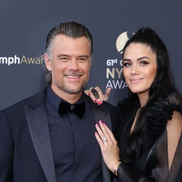 josh duhamel and wife audra mari attend the nymphes dor golden nymphs award ceremony in monte carlo, monaco
