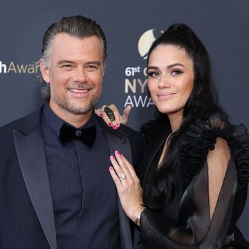 josh duhamel and wife audra mari attend the nymphes dor golden nymphs award ceremony in monte carlo, monaco