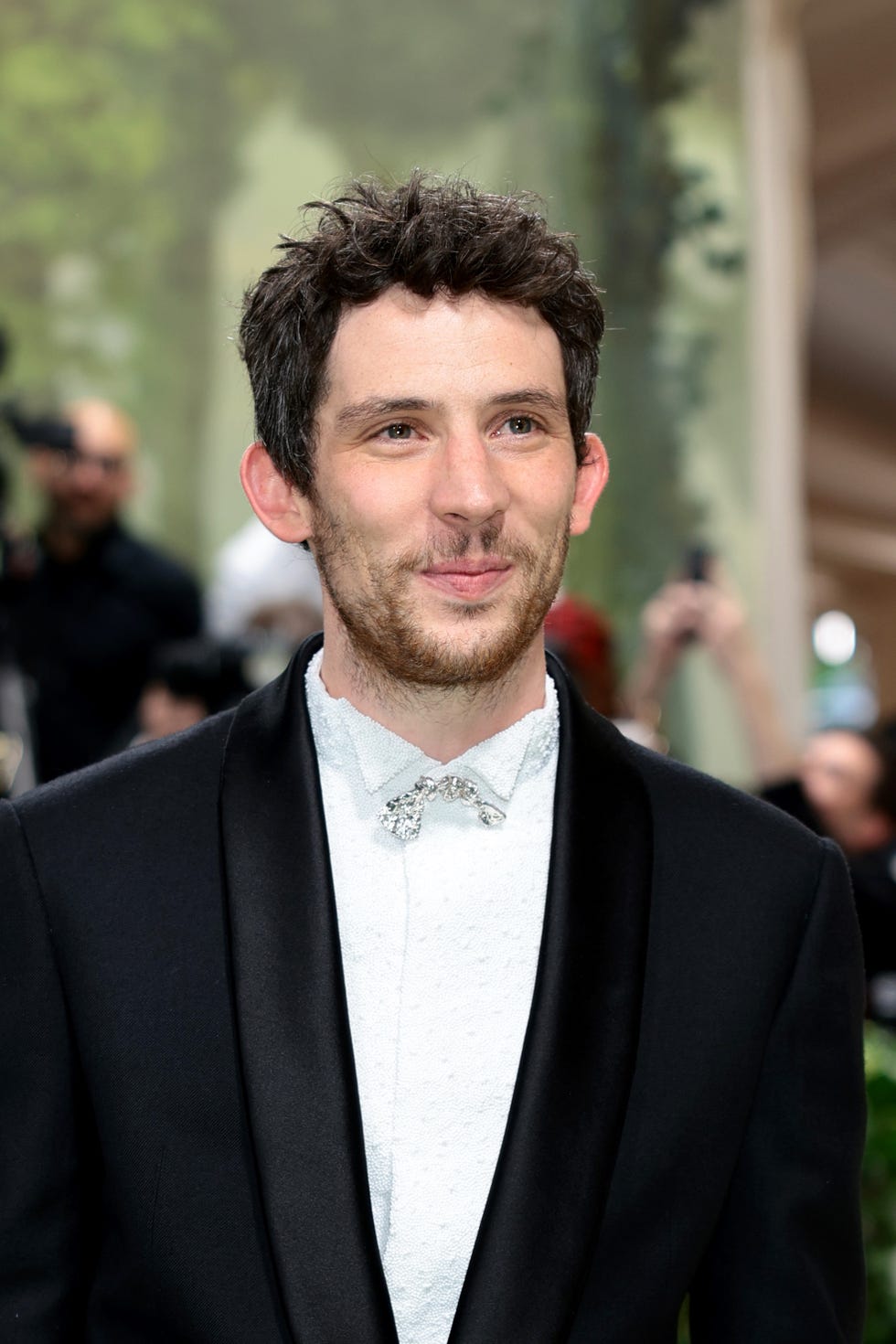 Josh O'Connor Wears Whimsical Loewe Tuxedo to Met Gala 2024