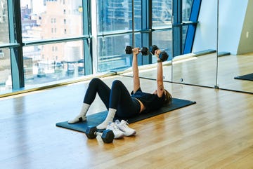 total body workout including chest press
