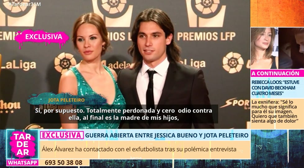 imagen de la ex pareja en el programa de telecinco