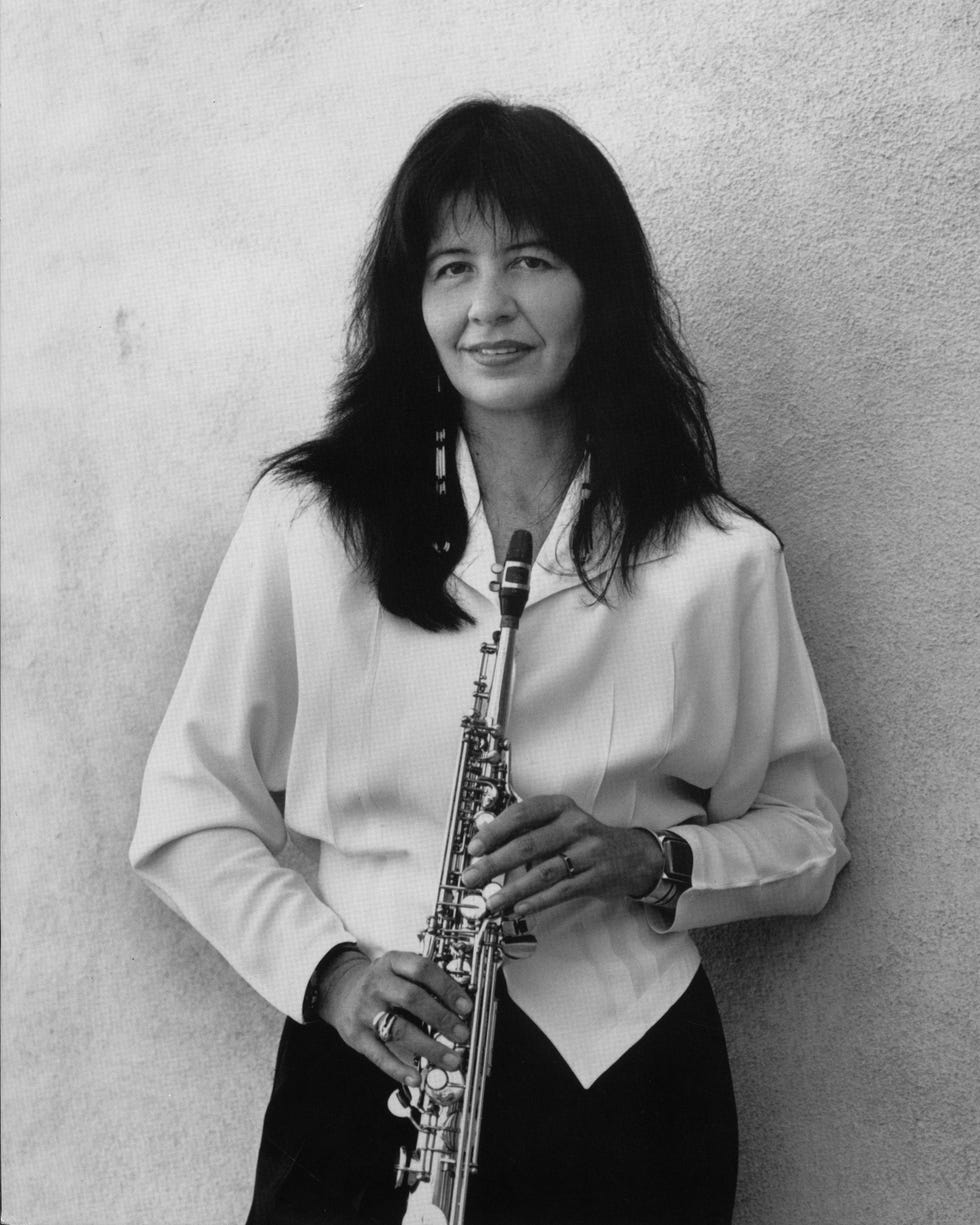 circa 1990 native american musician and poet joy harjo photo by paul abdoompigetty images