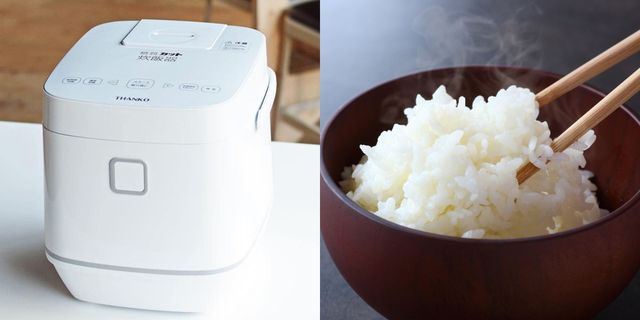 日本THANKO「減醣電子鍋」煮出來的米看起來可口，還直接降低35%醣