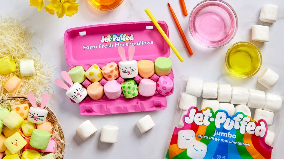 easter marshmallow decorating