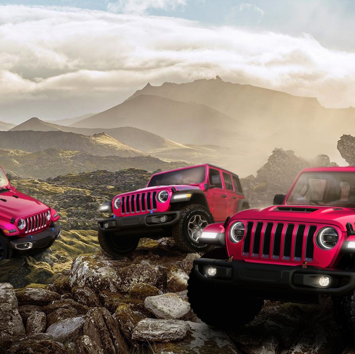 You Can Now Get a Pink Jeep Wrangler