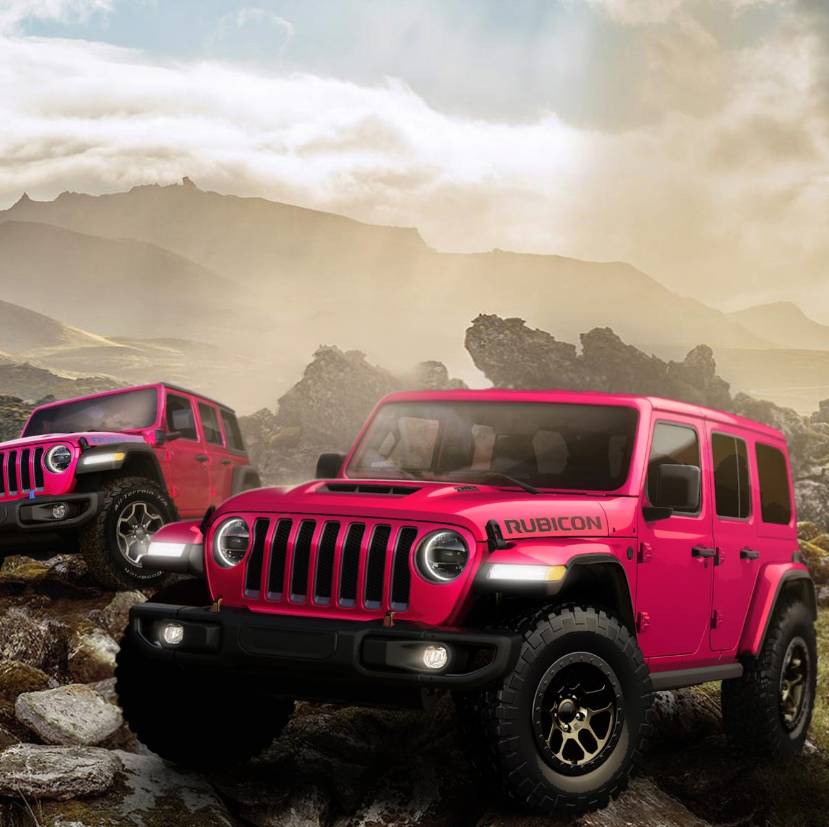 You Can Now Get a Pink Jeep Wrangler