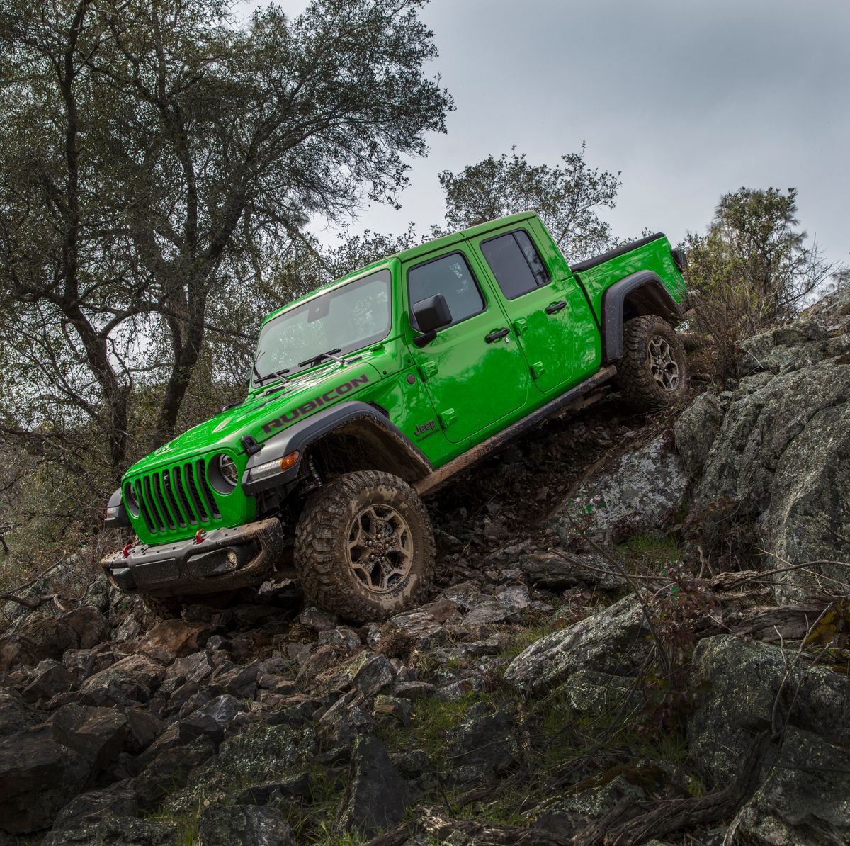 Jeep Gladiator Gains the Wrangler's Gecko Green Paint