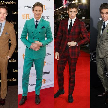 Red carpet, Suit, Carpet, Green, Formal wear, Blazer, Tuxedo, Flooring, Footwear, Premiere, 