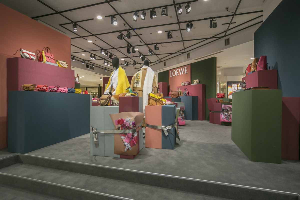 LOEWE ロエベ　パーソナライズチャーム　ハート　アナグラム　ピンク　3点 LOEWE ロエベ パーソナライズチャーム ハート アナグラム ピンク