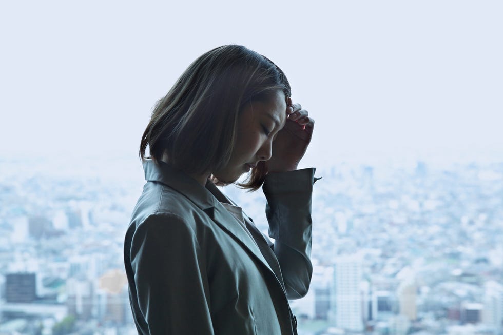 White, Photograph, Blue, Beauty, Daytime, Sky, Snapshot, Black hair, Eye, Urban area, 