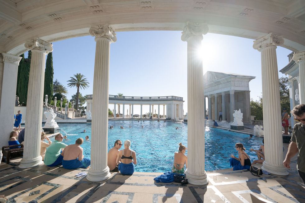 Swimming pool, Vacation, Leisure, Column, Resort, Thermae, Architecture, Building, Tourism, Fun, 