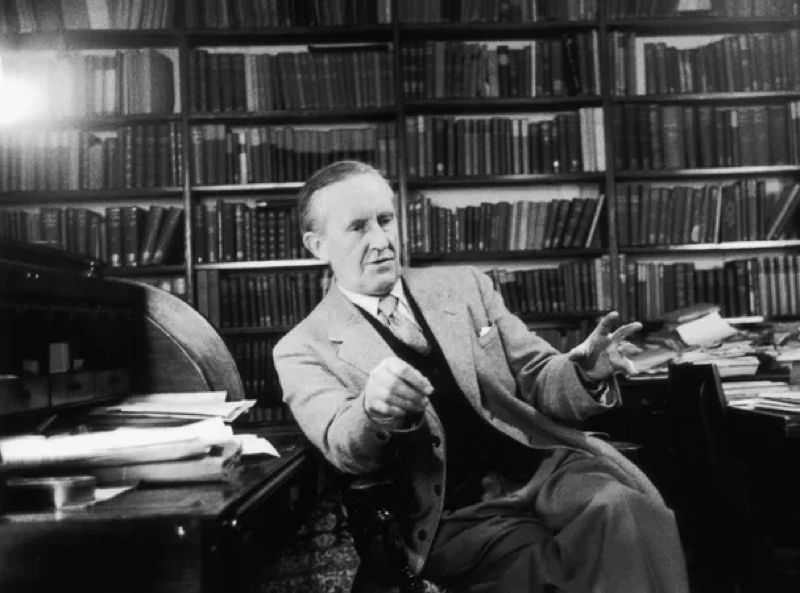 J.R.R. Tolkien in 1955