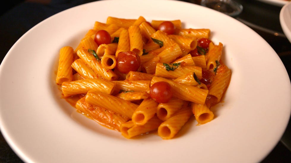 spicy rigatoni