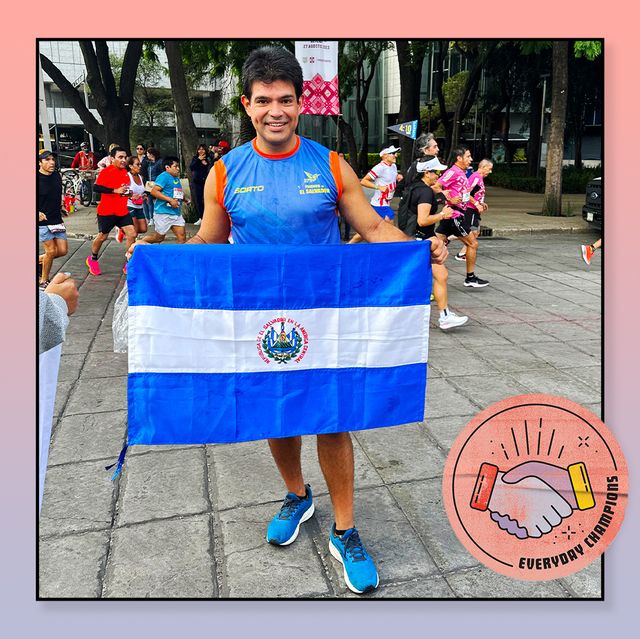 juan antonio sorto holding salvadoran flag, i have always believed in helping others, especially those who do not have the means to accomplish their goals