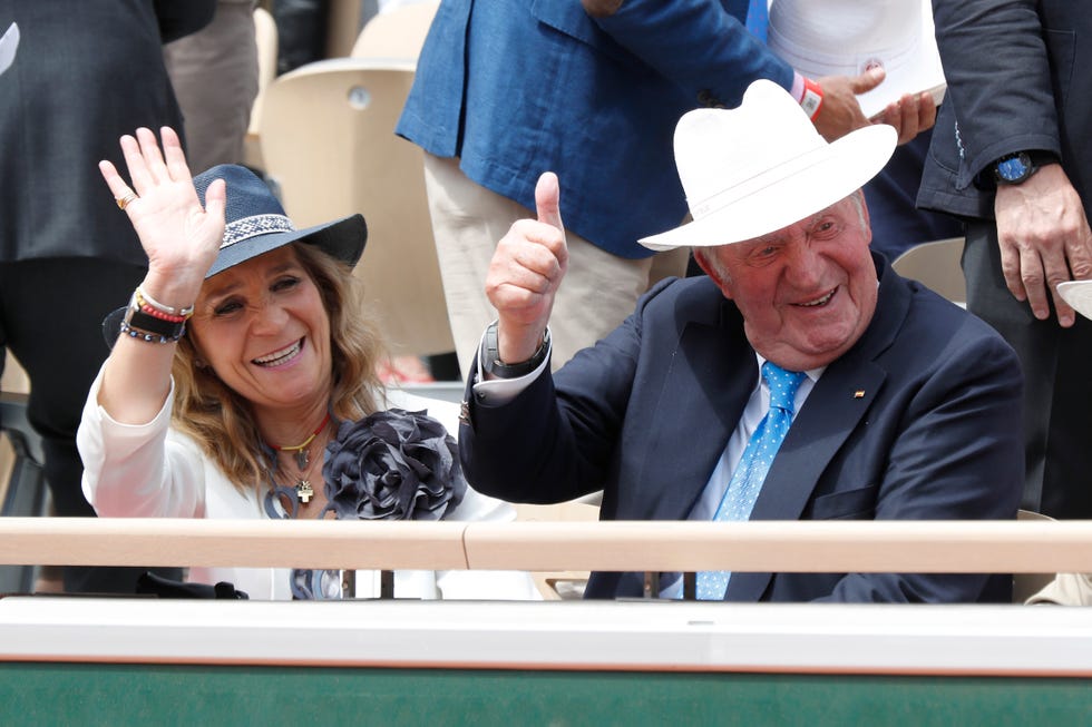 Rey Juan Carlos y la infanta Elena, Rey Juan Carlos y la infanta Elena tenis, Rafa Nadal