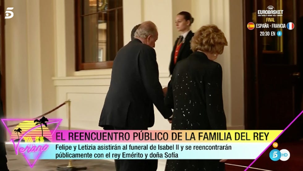 el reencuentro público de juan carlos y sofía