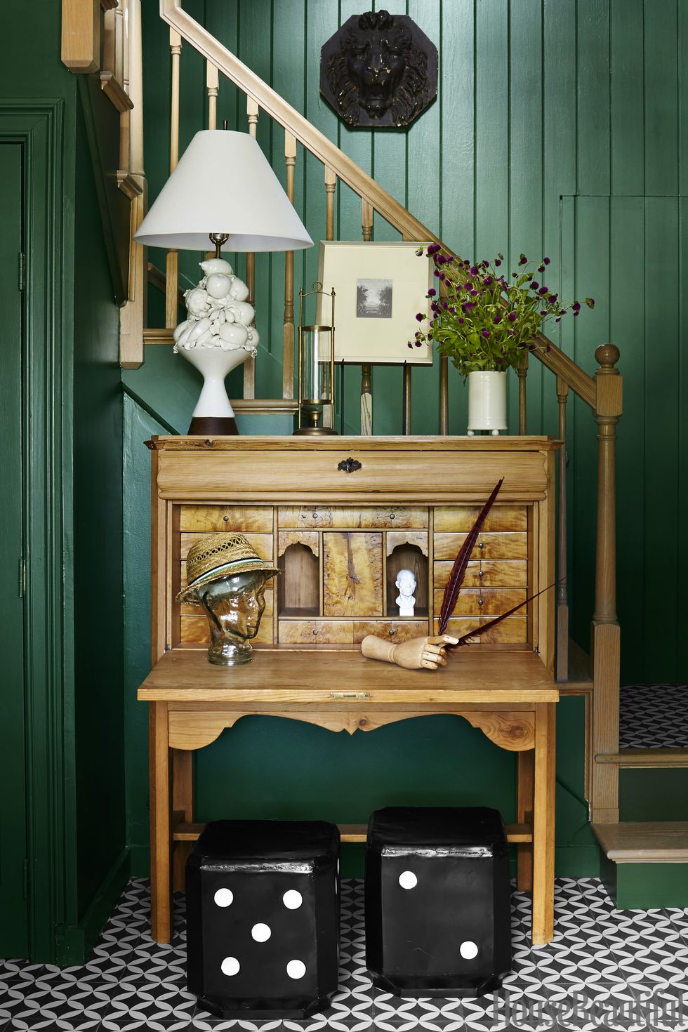 Furniture, Green, Room, Hutch, Interior design, Table, House, Desk, Cabinetry, 