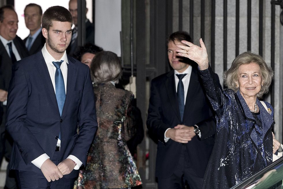 La reina Sofía disfruta junto a su nieto Juan Urdangarin de un concierto 'reciclado' en el Teatro Real