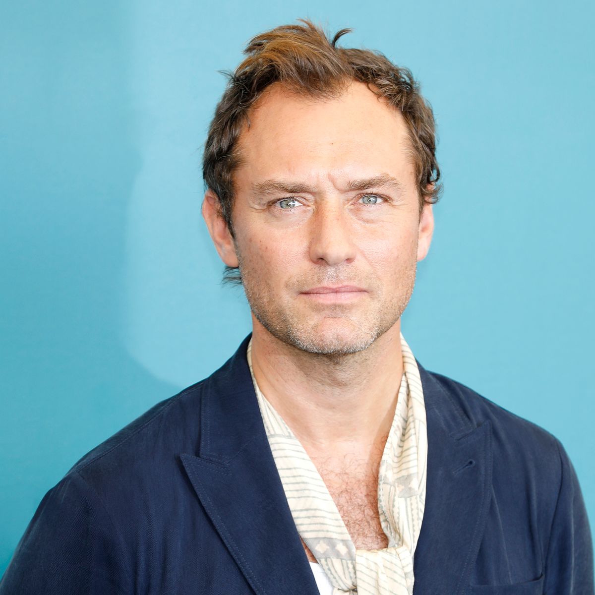 Jude Law - 76th Venice Film FestivalVENICE, ITALY - SEPTEMBER 1: (EDITORS NOTE: Image has been digitally retouched) Jude Law attends the photo call for 'The New Pope' during the 76th Venice Film Festival on September 1, 2019 in Venice, Italy. (Photo by Kurt Krieger/Corbis via Getty Images)
