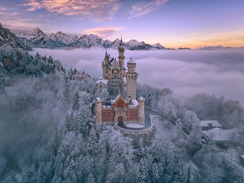 snowy castle