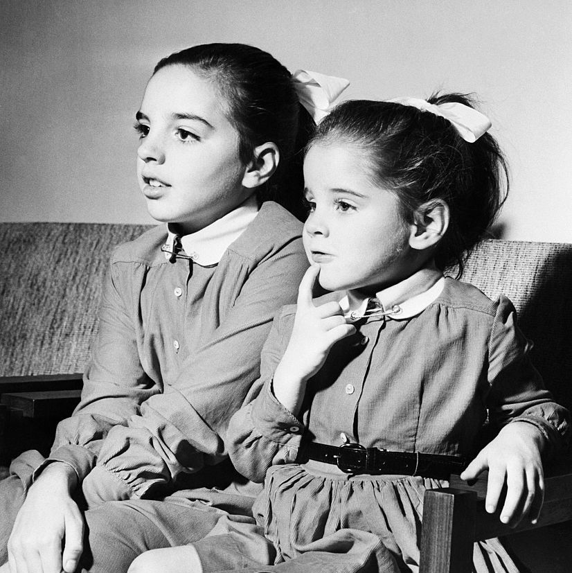 Liza Minnelli and Lorna Luft Watching Wizard of Oz