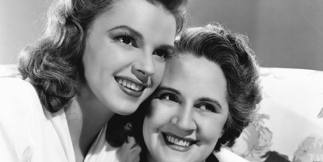 Judy Garland with Her Mom