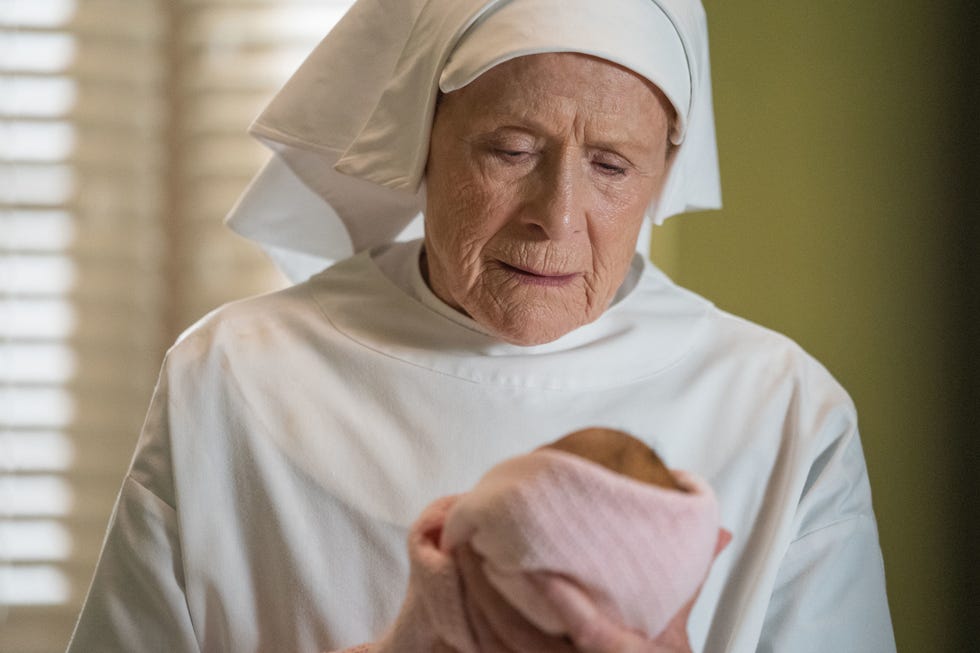 judy parfitt as sister monica joans, call the midwife