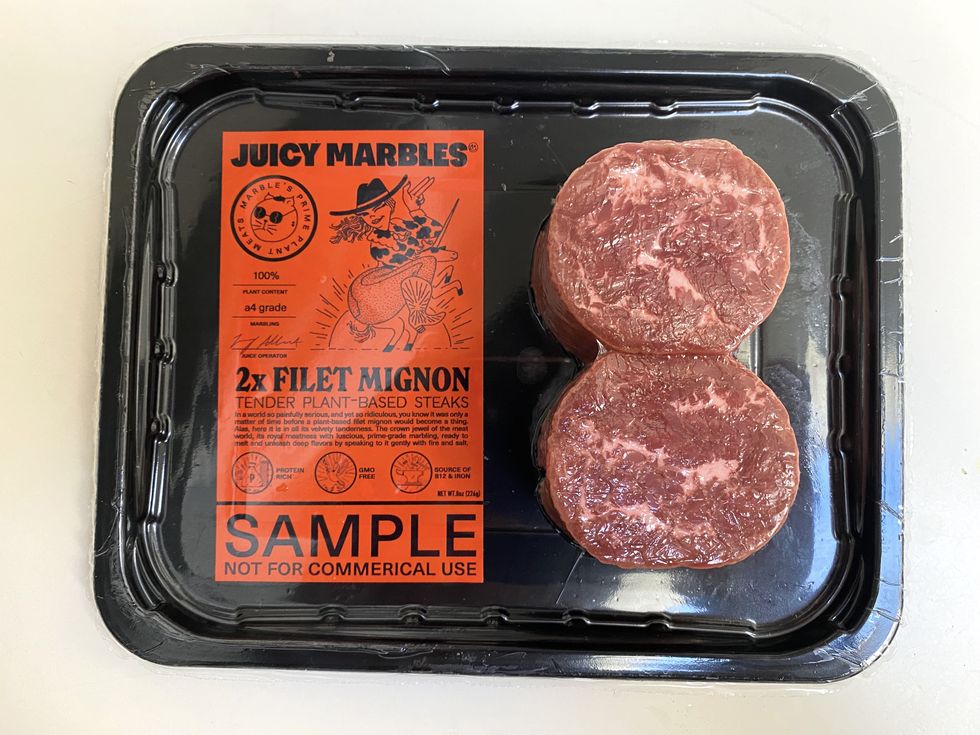 juicy marbles plantbased filet mignon taste test review