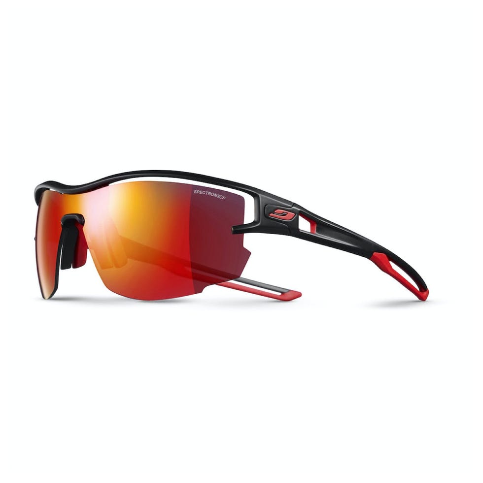 julbo aero spectron zonnebril oranje rood zonwering