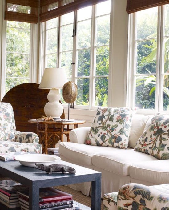 julia reed new orleans house sunroom julia reed new orleans house sunroom with large windows and botanical printed couch cushions