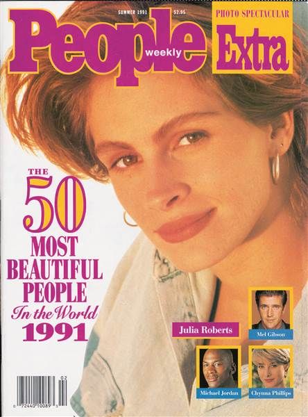 julia roberts most beautiful 1991