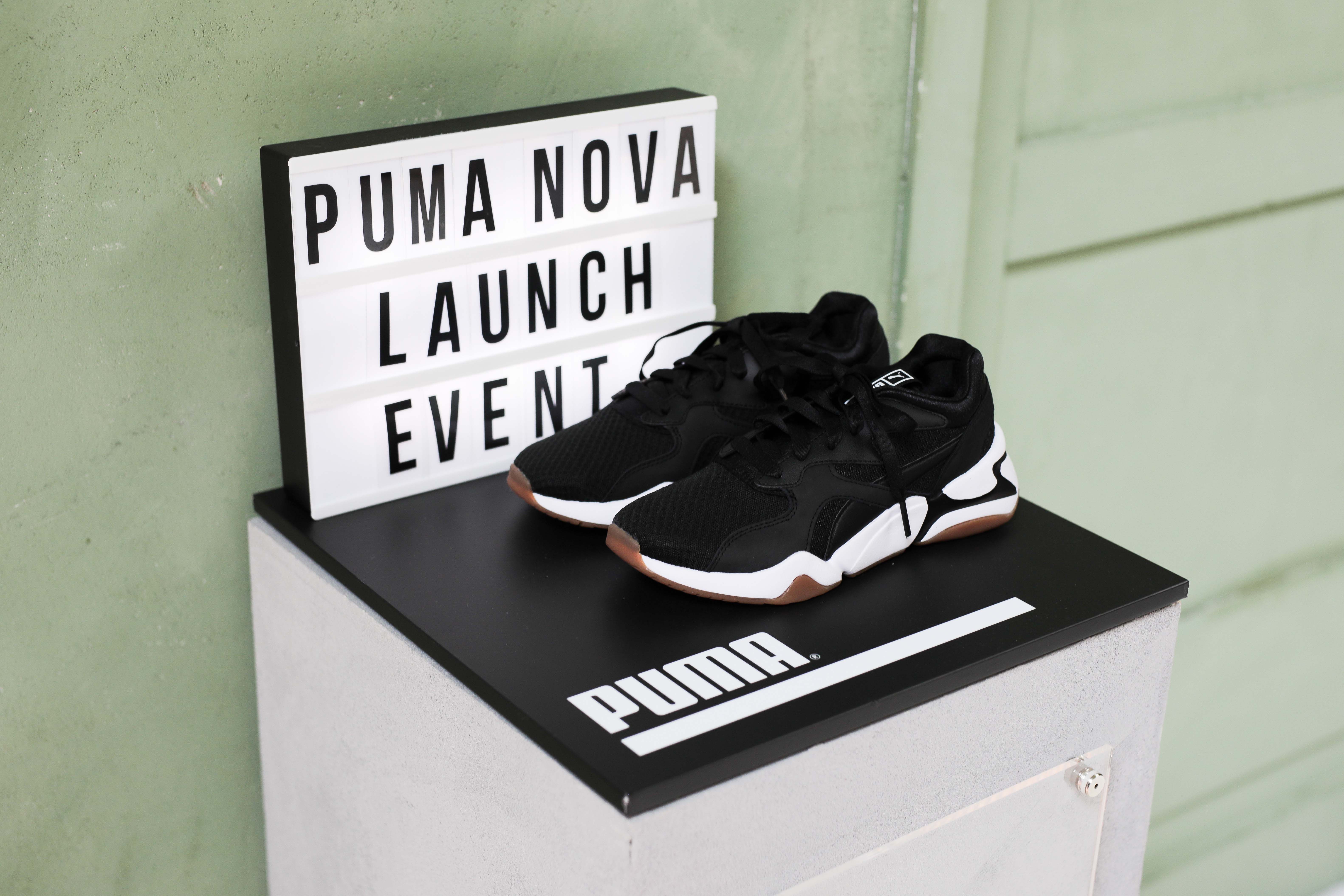 Puma nova deals 90s black